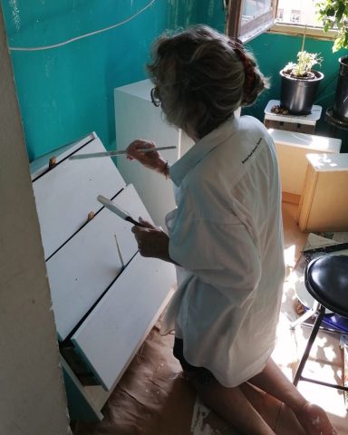 PAmen en su taller
